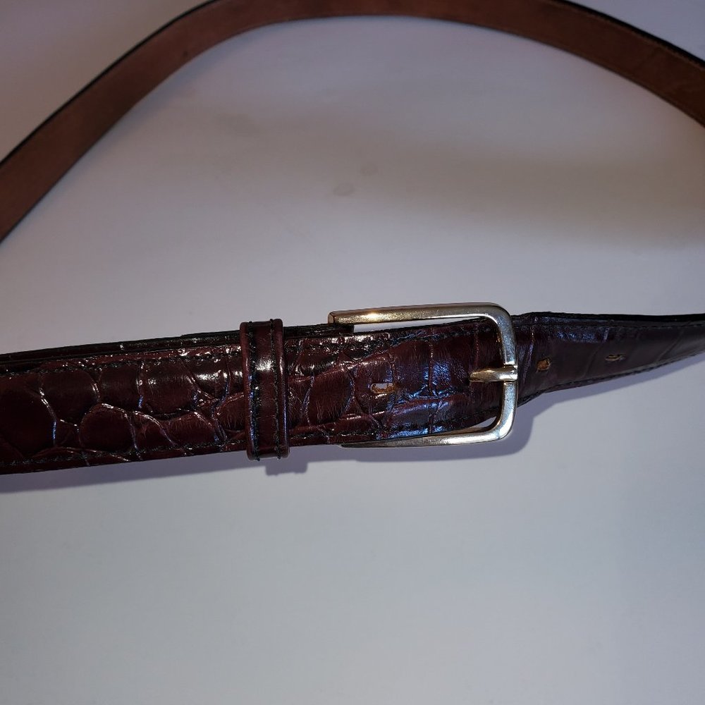 Bill Bass  Leather Belt 42